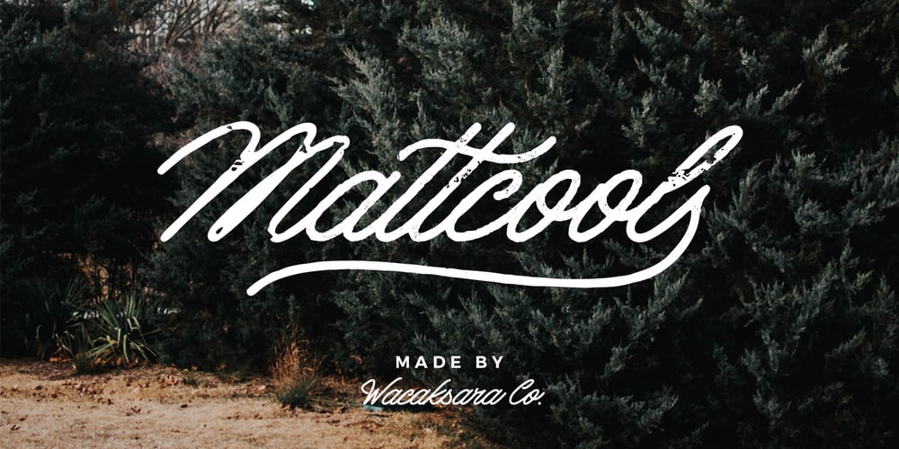 Mattcool font
