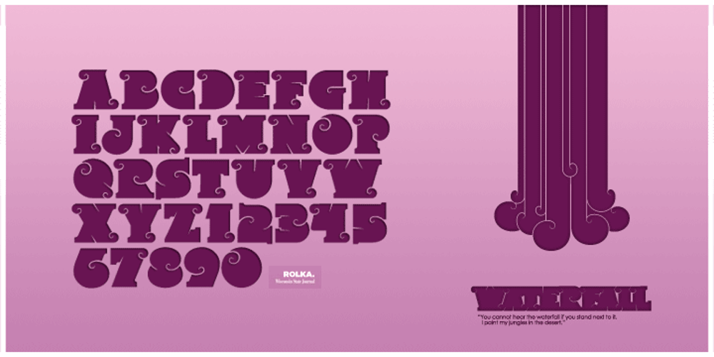 Rolka font