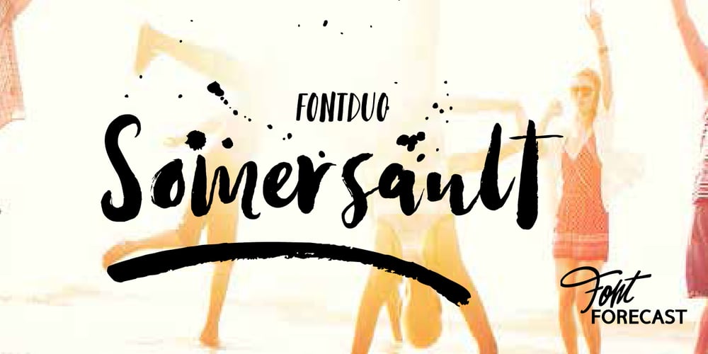 Somersault font