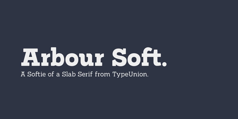 Arbour Soft font