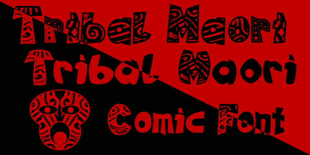 TribalMaori font