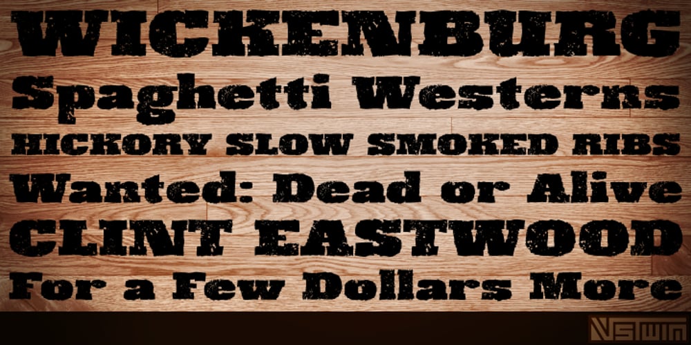 Wickenburg font
