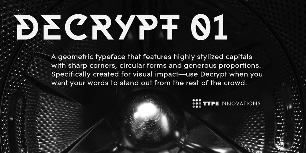 DECRYPT 01 font