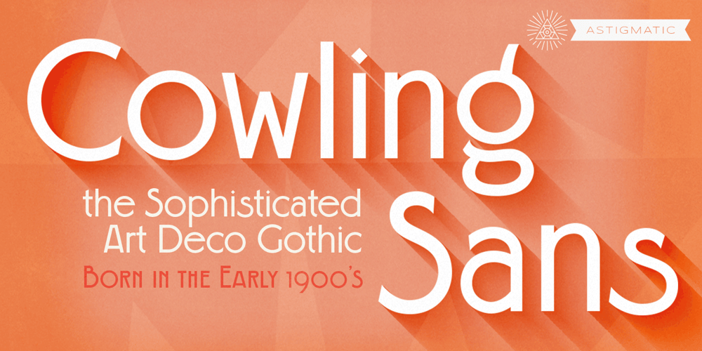 Cowling Sans AOE font