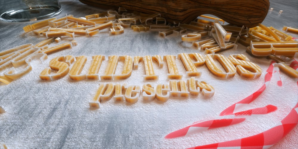 Rigatoni font
