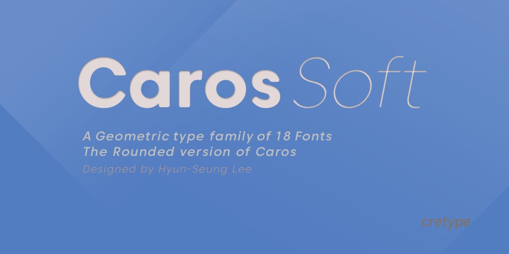 Caros Soft font
