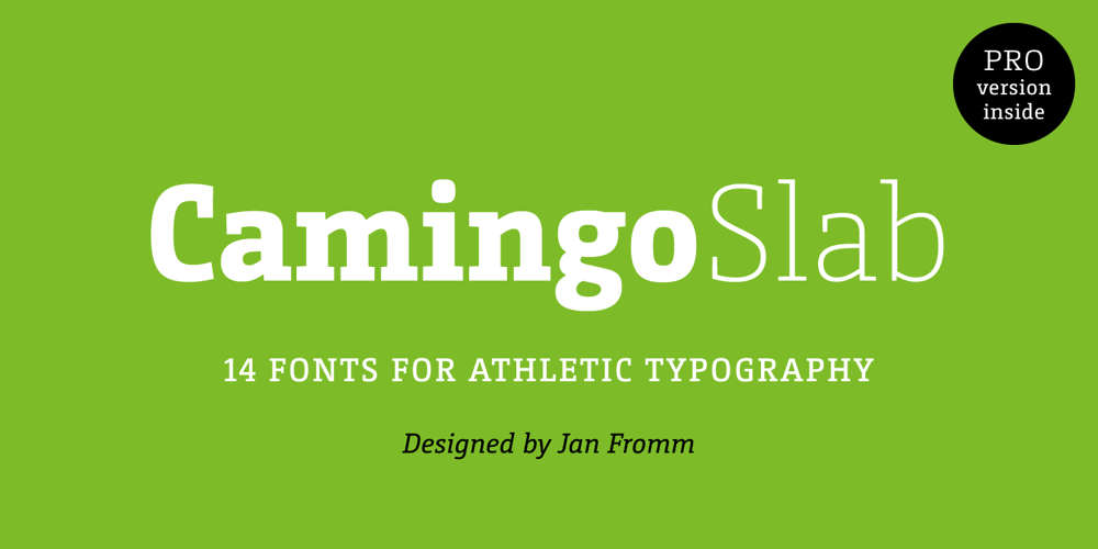 CamingoSlab font