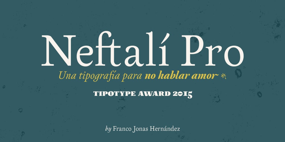 Neftali Pro font