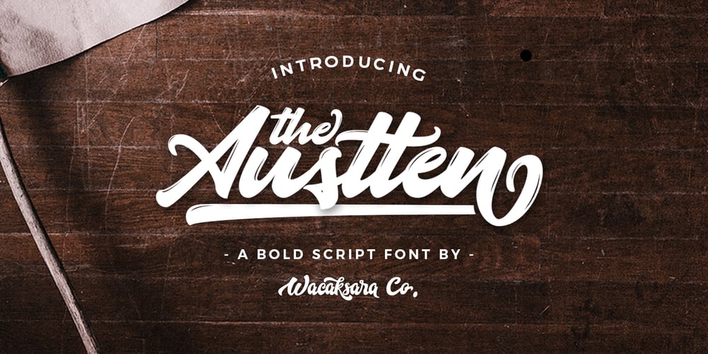 Austten font