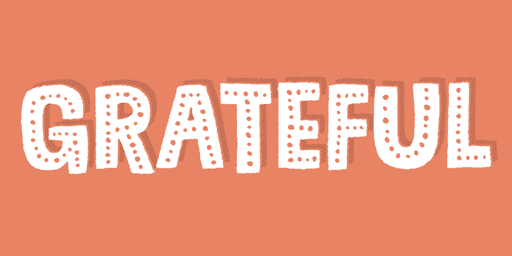 Grateful font