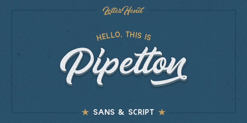 Pipetton font