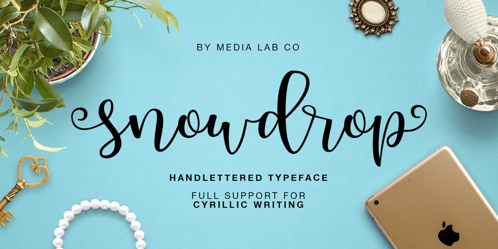 Snowdrop font