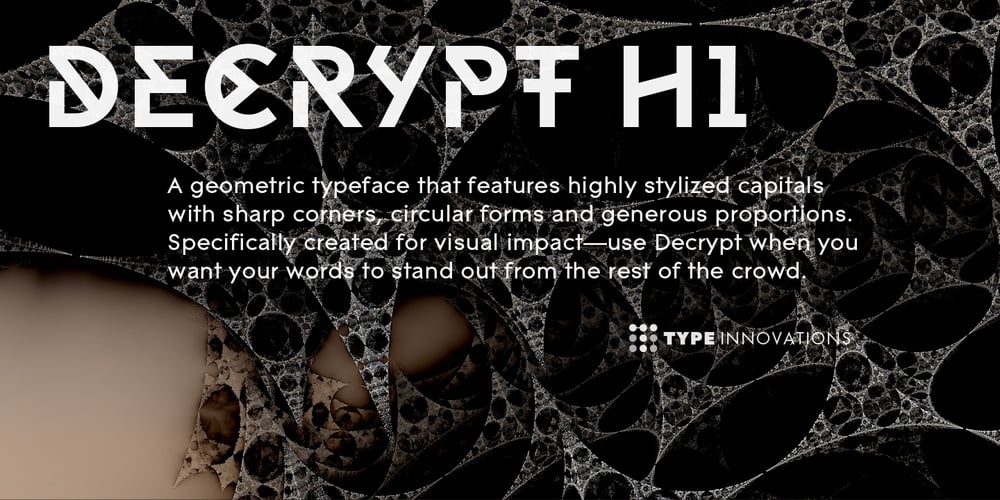 Decrypt H1 font