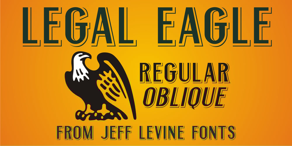 Legal Eagle JNL font