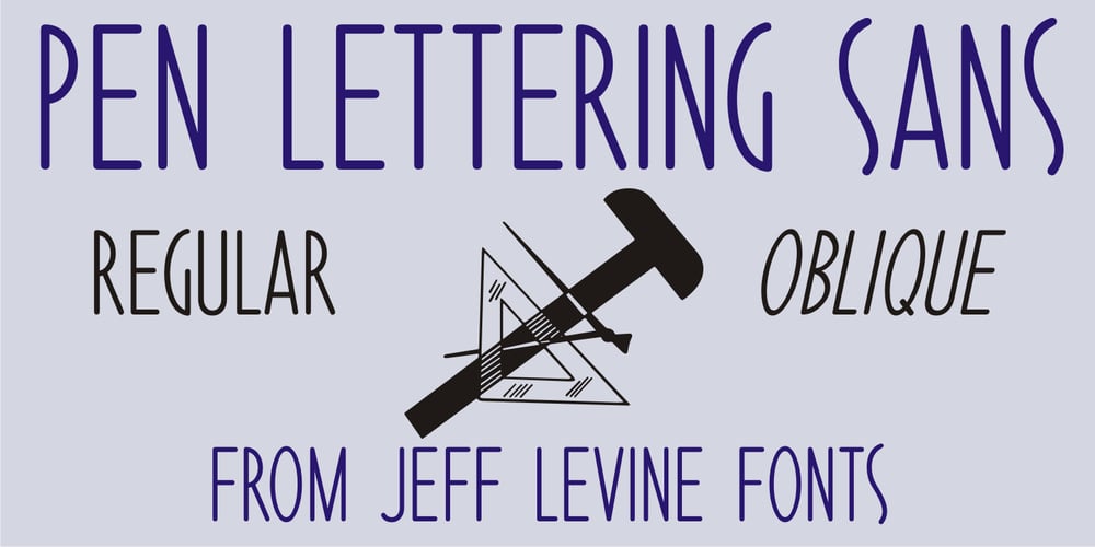 Pen Lettering Sans JNL font