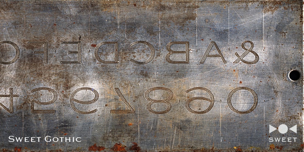 Sweet Gothic font