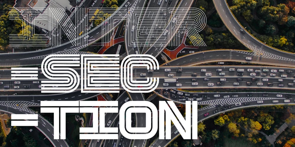 Intersection font