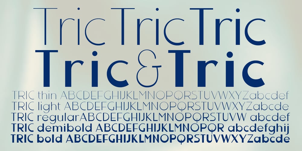 Tric font