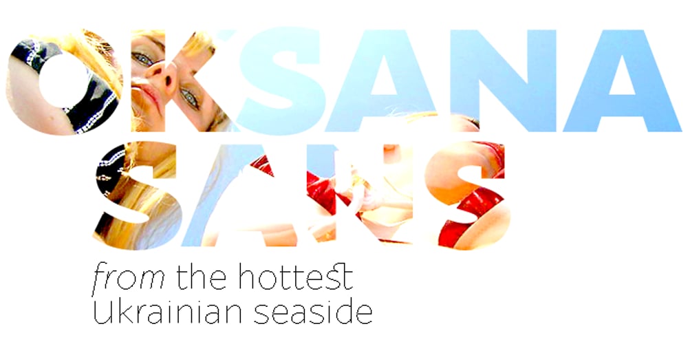 Oksana Sans font