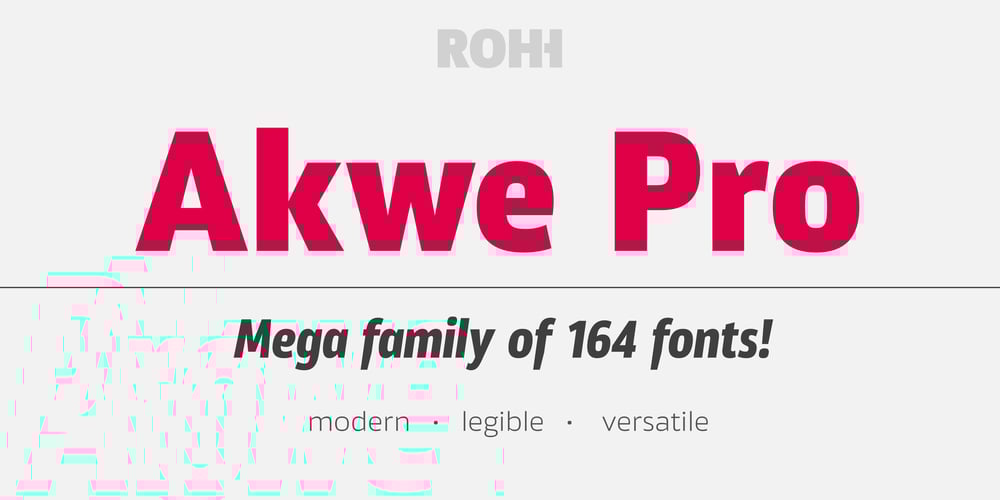Akwe Pro font