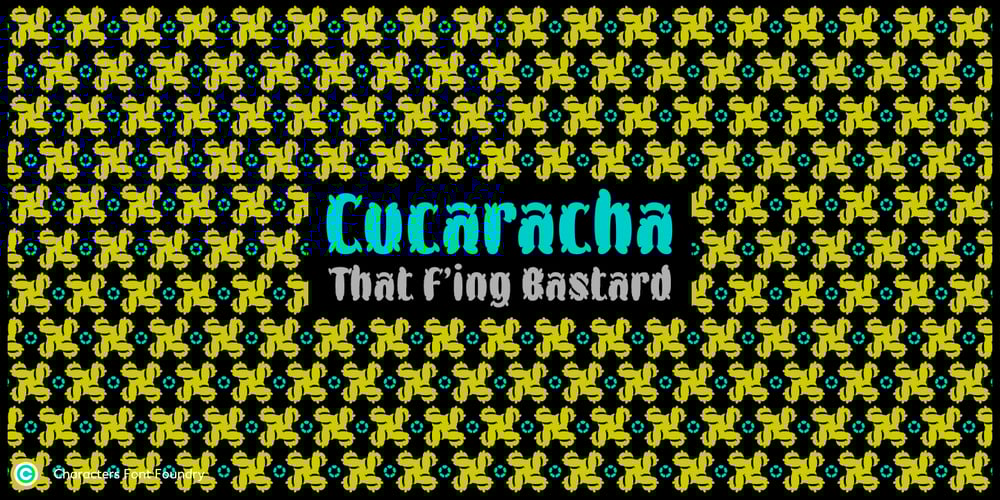 Cucaracha font
