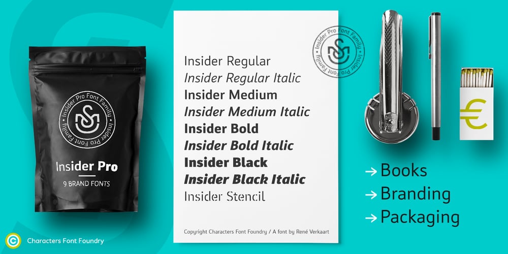 Insider font