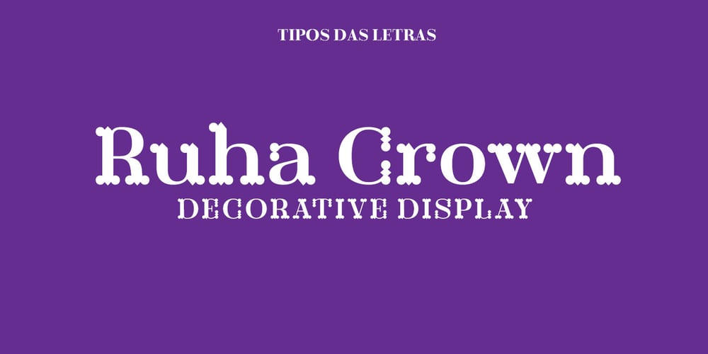 TDL Ruha Crown font