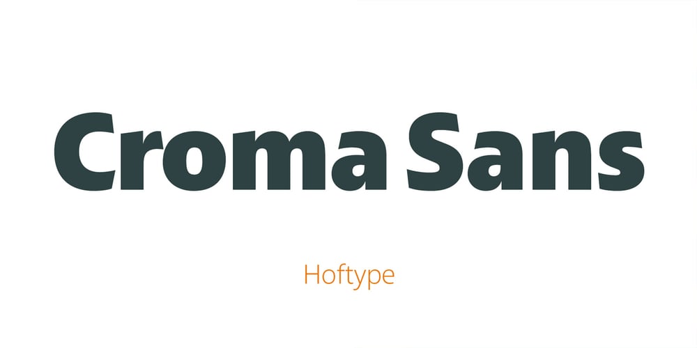 Croma Sans font