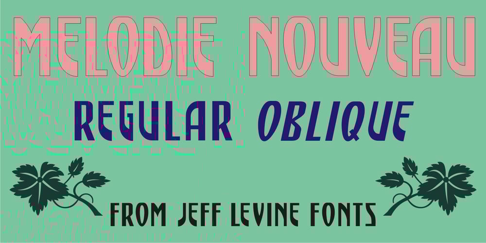 Melodie Nouveau JNL font