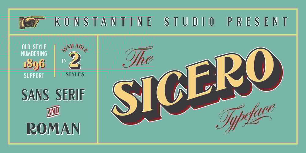 Sicero font
