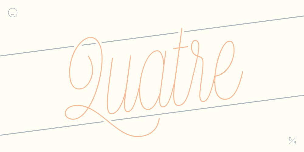 Quatre font