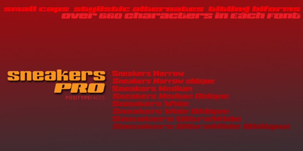 Sneakers Pro font