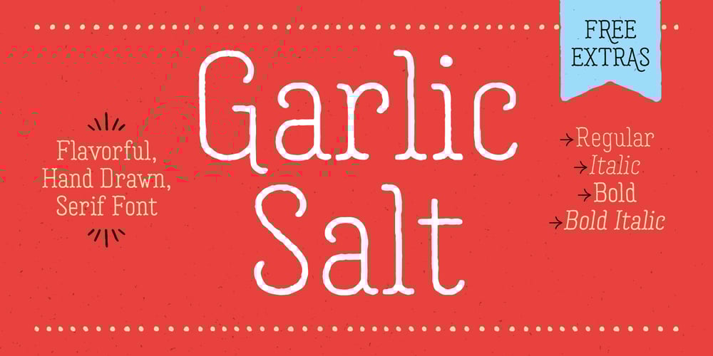 Garlic Salt font