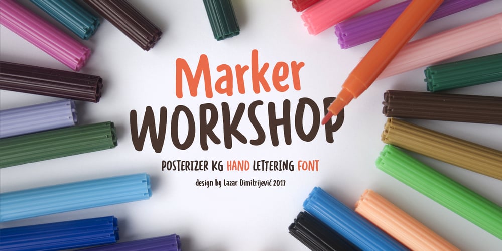 WORKSHOP Marker font