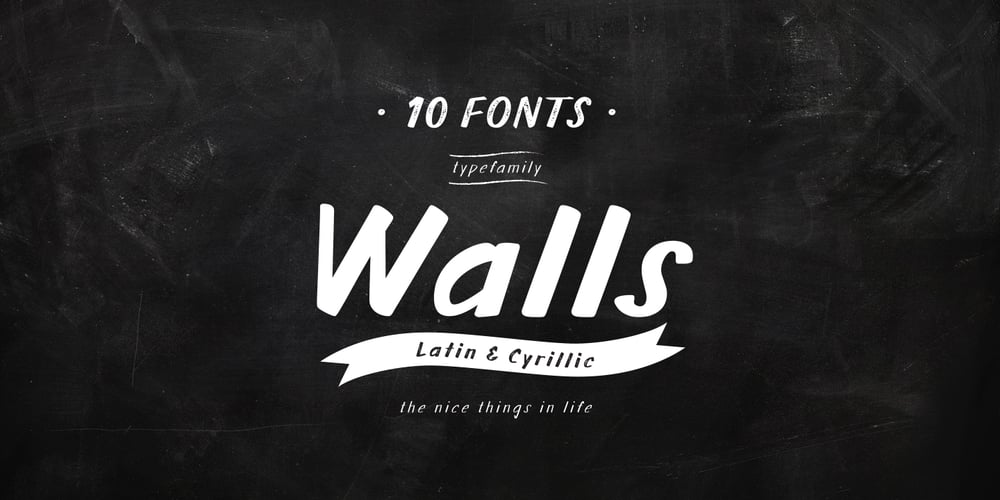 Walls font