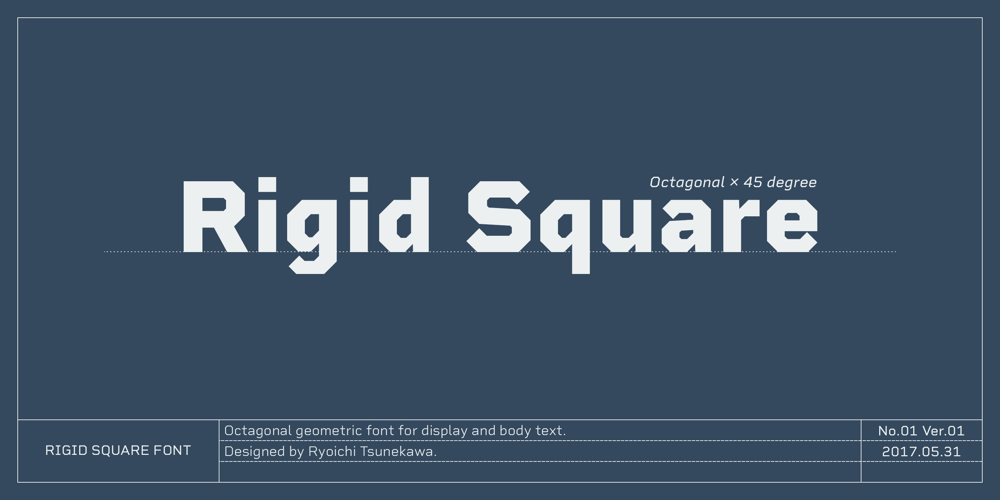 Rigid Square font