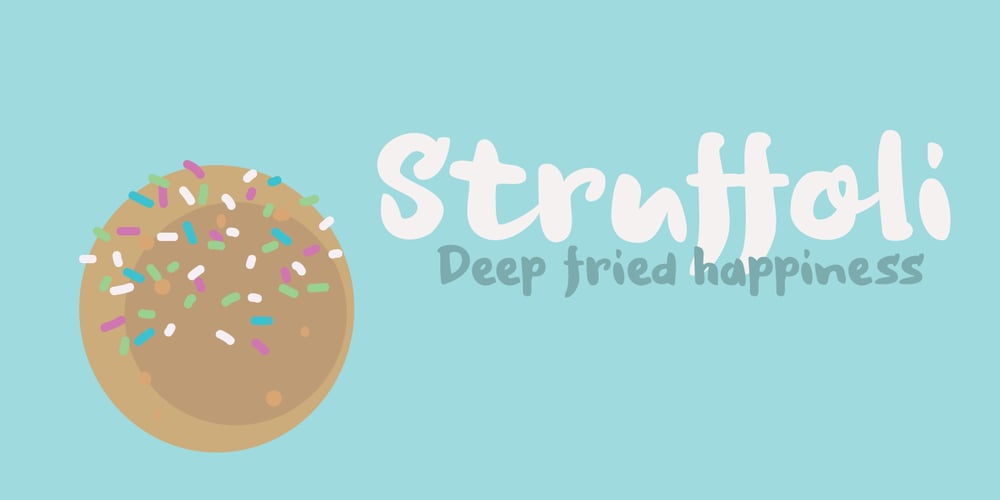 Struffoli font