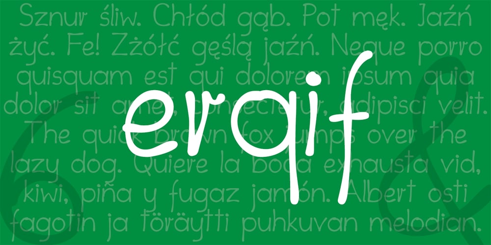 erqif font