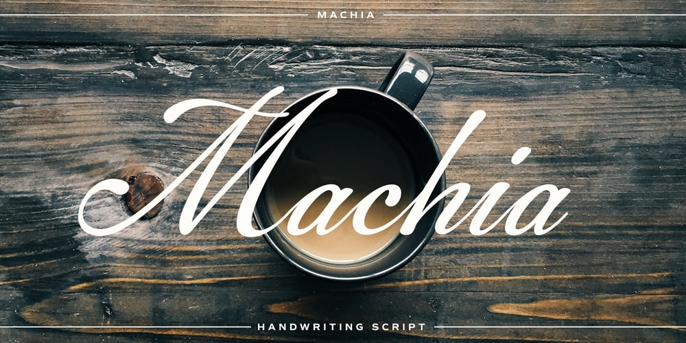 Machia font