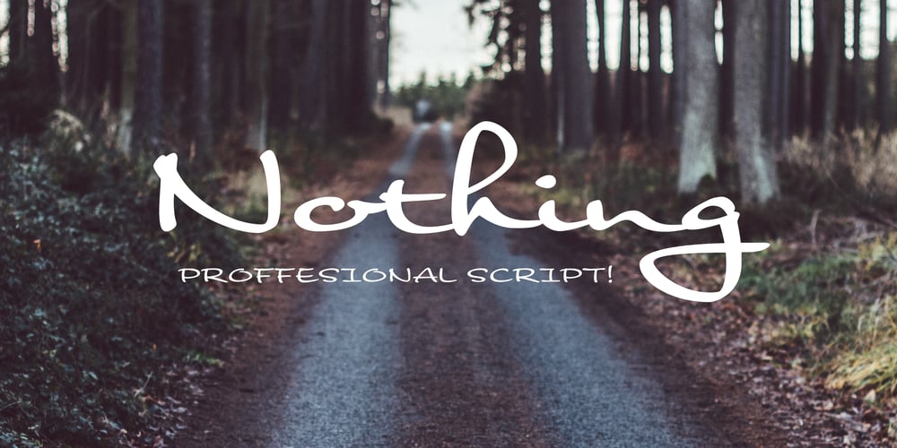 Nothing font