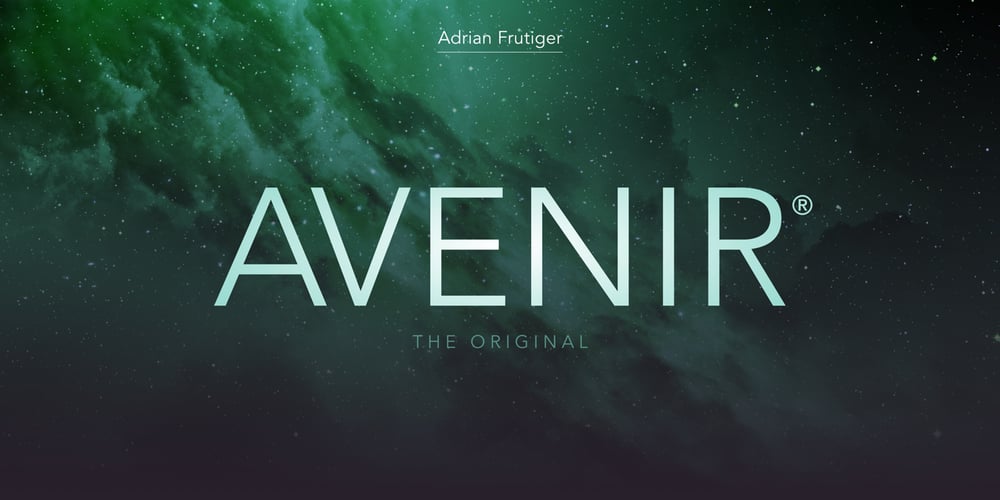 Avenir font
