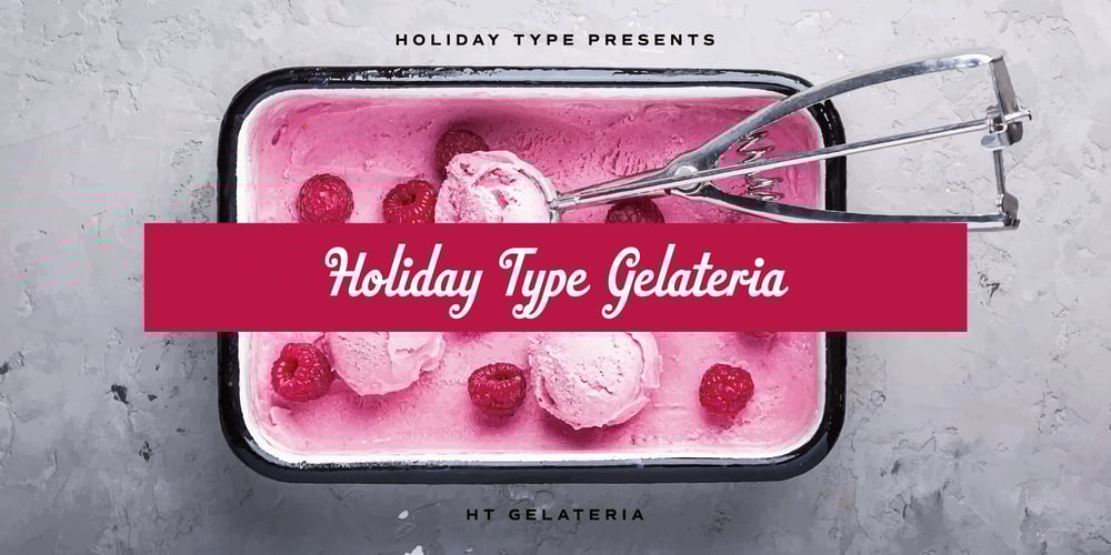 HT Gelateria font