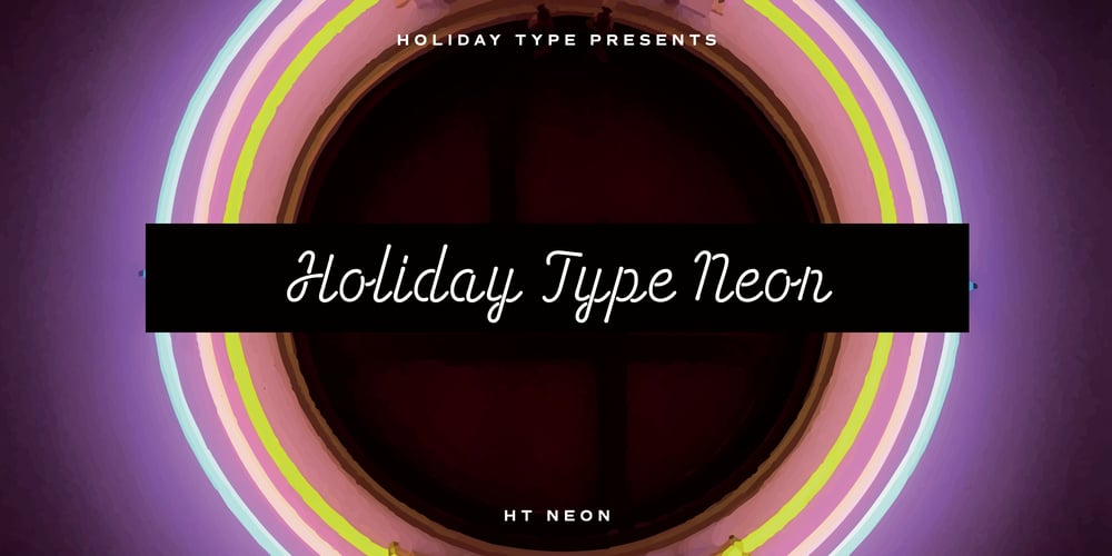 HT Neon font