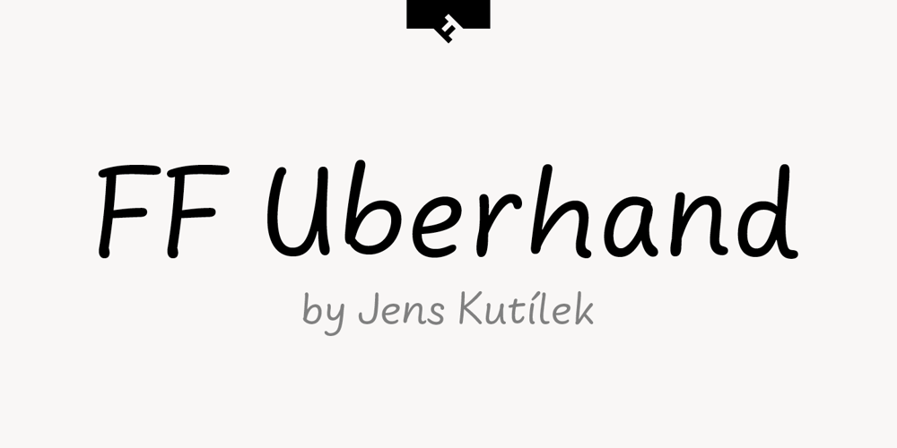 FF Uberhand font