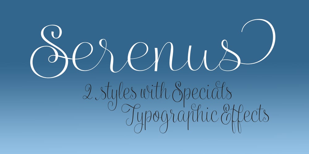 Serenus font