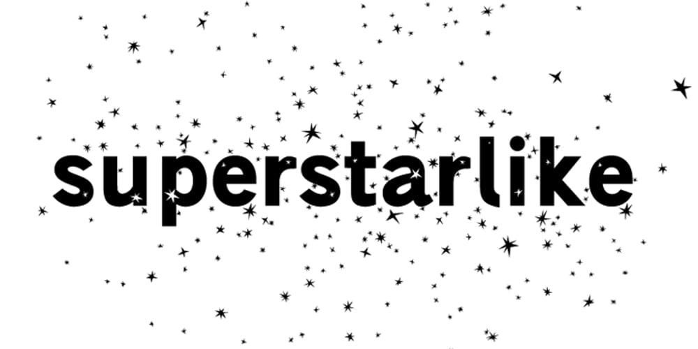 Superstarlike font