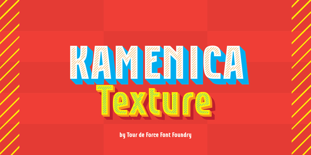 Kamenica Texture font