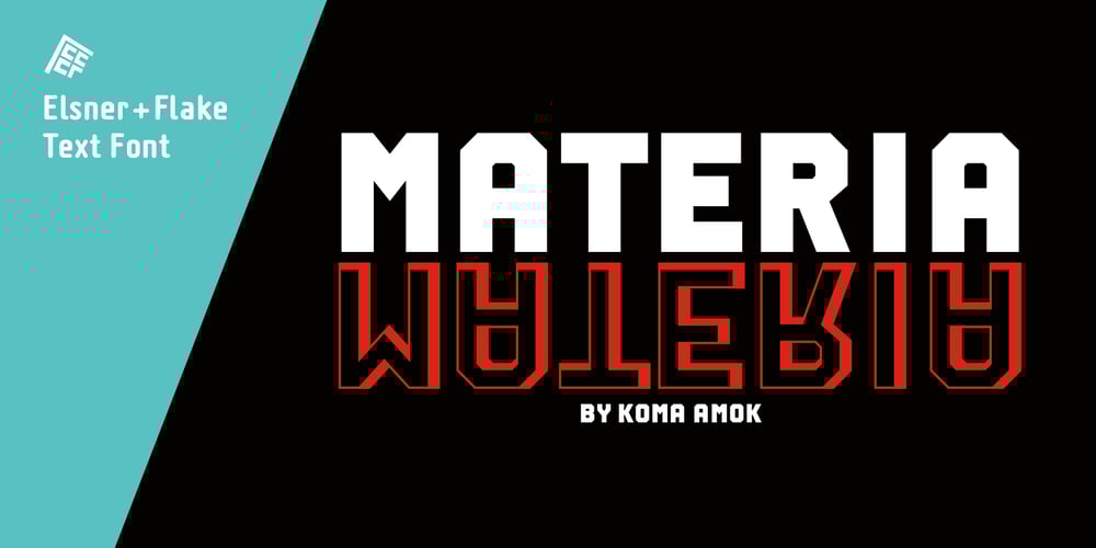 Materia Pro font