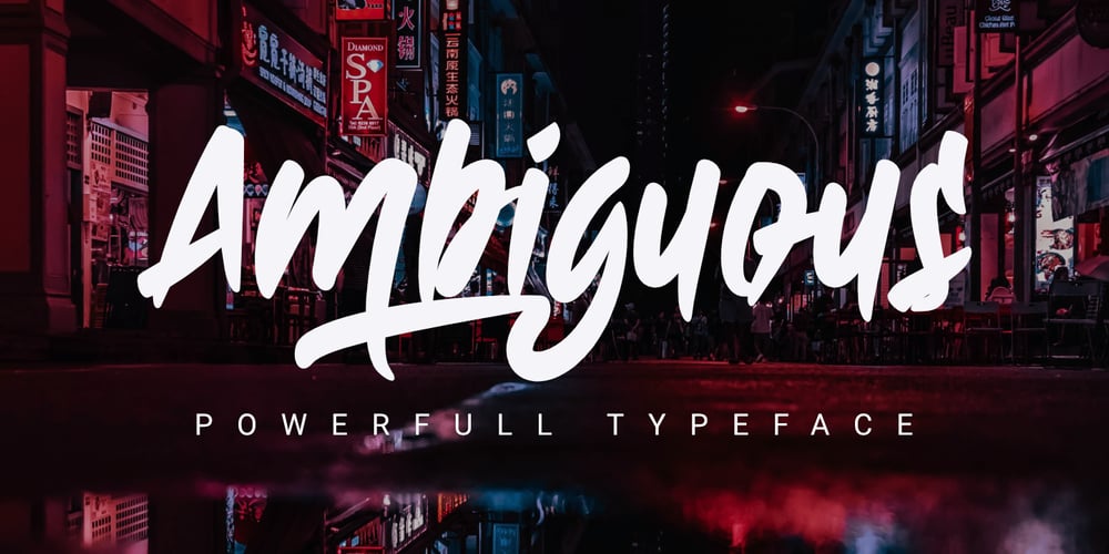 Ambiguous font