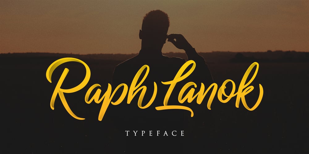 Raph Lanok font